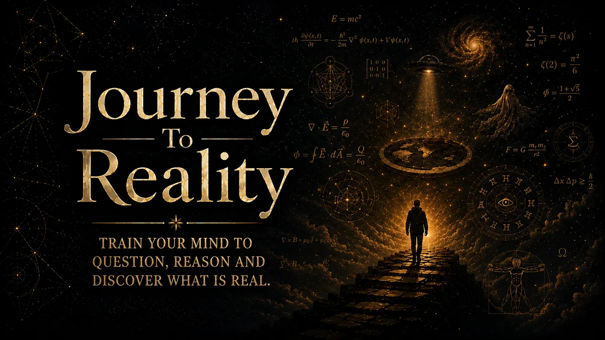 Journey to Reality — train your mind to question, reason, and discover what is real.