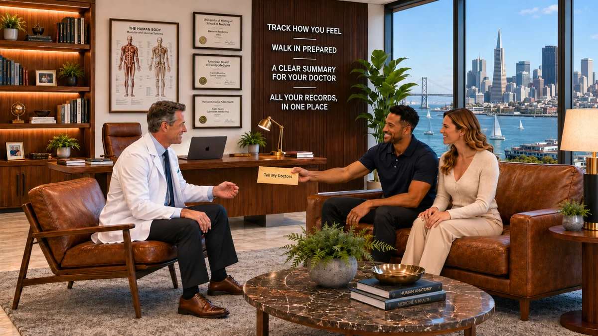Tell My Doctors — clear, data-driven communication between you and your care team.
